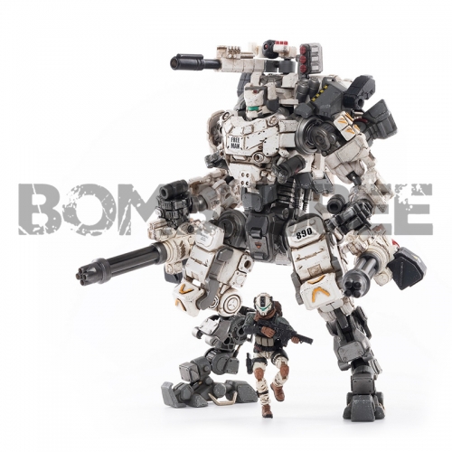 【Sold Out】JoyToy Dark Source JT0425 Steel Bone Mecha with Pilot (White)