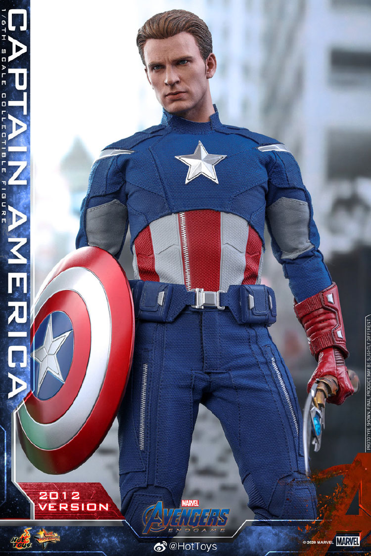 front view of Captain America 2