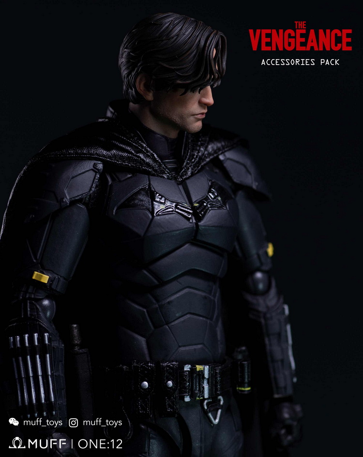 Muff toys1 / 12 Scale New Batman Pattinson Night Avenger Accessories ...