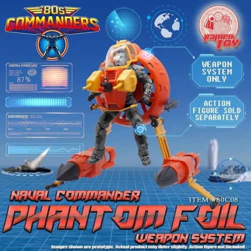 【Pre-order】Ramen Toys 80C08 - 80s Commander Naval Commander Phantom Foil Weapon System