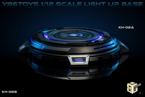 【In Stock】86TOYS KH-02B Light-Up 1/12 Display Base Standard Version (Black)