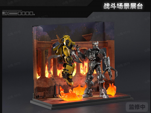 【In Stock】Buluke Transformers Rise of the Beasts Bumblebee ＆ Scourge Set Classic Version Bricks