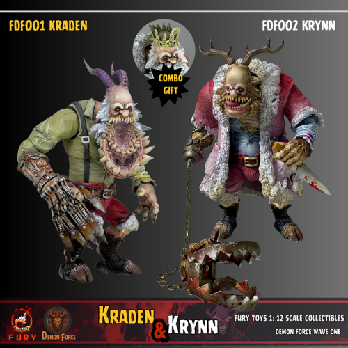 【Pre-order】Fury Toys 1/12 Demon Force Wave One Kraden & Krynn Set of 2