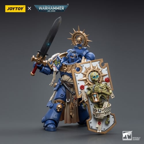 【In Stock】Joytoy JT6465 1/18 Warhammer 40K Ultramarines Primaris Captain with Relic Shield and Power Sword