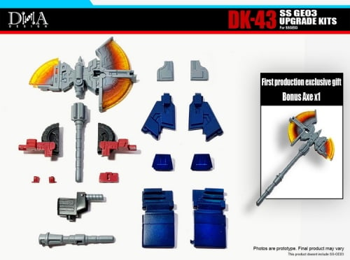 【Sold Out】DNA DK-43 Accessory Pack for Studio Series Gamer Edition WFC Optimus Prime SS GE03