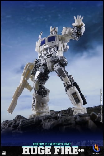 【In Stock】MetaGate M-01R White Fire Optimus Prime