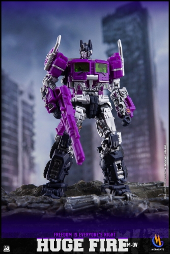 【In Stock】MetaGate M-01V Purple Fire Optimus Prime