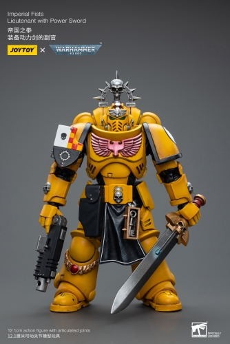 【In Coming】JoyToy JT7714 1/18 Warhammer 40K Imperial FistsLieutenant with Power Sword