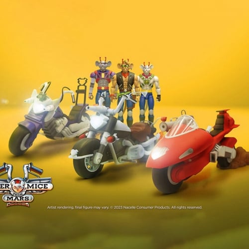 【Pre-order】Nacelle 1/12 Biker Mice from Mars Motorcycles Wave 1 Set of 3