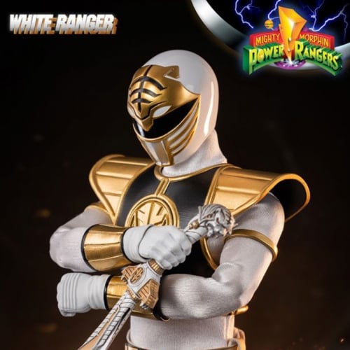 【Sold Out】Threezero Figzero 3Z0299 1/6 Mighty Morphin Power Rangers White Ranger