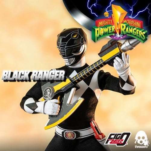 【In Stock】Threezero Figzero 3Z0197 1/6 Mighty Morphin Power Rangers Black Ranger