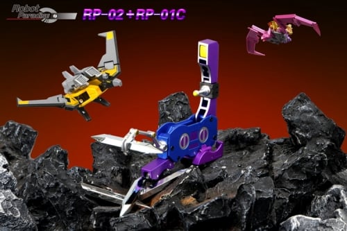 【Pre-order】Robot Paradise RP-01C Cassettes Buzzsaw Overkill Slugfest Detector Set of 3