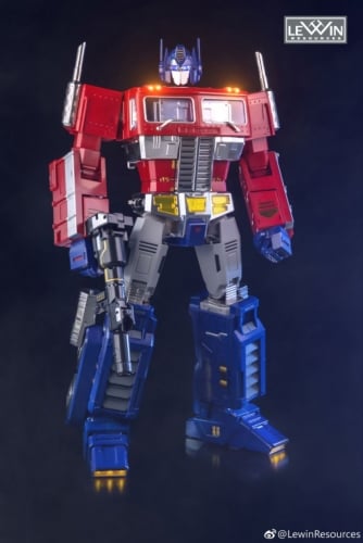 【In Stock】Lewin Resources LW-01 Atlas Optimus Prime Electroplating Color