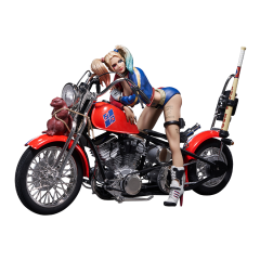 【In Stock】PrincipalGu EA1503S 1/10 Harley Quinn & Motorcycle