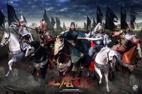 【Pre-order】303TOYS 1/12 NO.SG008 Three Kingdoms On Plam - The Five Tiger-Like Generals (ULTIMATE ALL-IN-ONE SET)