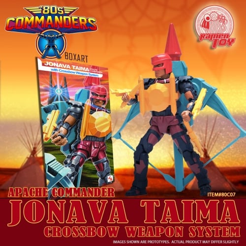 【Sold Out】Ramen Toy 80C07 80s Commander Apache Commander Jonava Taima with Crossbow Weapon System