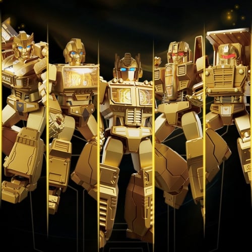 【In Stock】Buluke FG-01919 Golden Lagoon Transformers Anniversary Version Set of 5 Model Kit