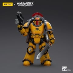 【In Stock】JoyToy JT9046 1/18 Warhammer 40K The Horus Heresy Imperial Fists Legion MkIII Tactical Squad Sergeant with Power Sword