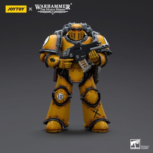 【In Stock】JoyToy JT9077 1/18 Warhammer 40K The Horus Heresy Imperial Fists Legion MkIII Tactical Squad Legionary with Bolter
