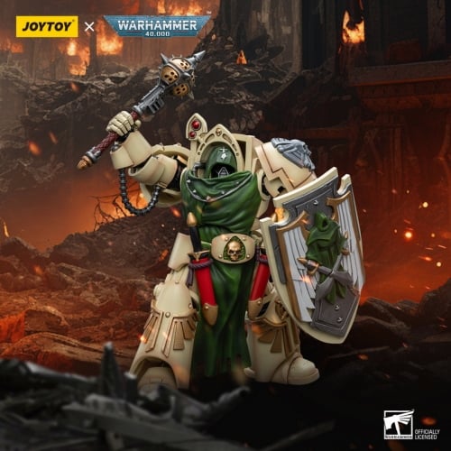 【In Stock】Joytoy Warhammer 40K JT9213 1/18 Dark Angels Deathwing Knight with Mace of Absolution 2