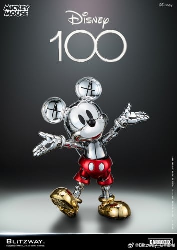 【Sold Out】Blitzway x Carbotix Disney BW-CA-10508 D10 Mickey Mouse Chrome Ver.