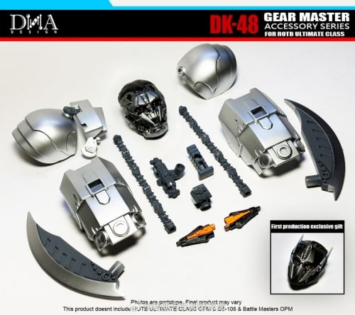 【Pre-order】DNA DK-48 Gear Master Accessory Series For ROTB Ultimate Optimus Primal With Bonus