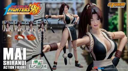 【Pre-order】Storm Toys 1/12 SKKF07BK KOF King of Fighters 98 Shiranui Mai Black Limited Edition