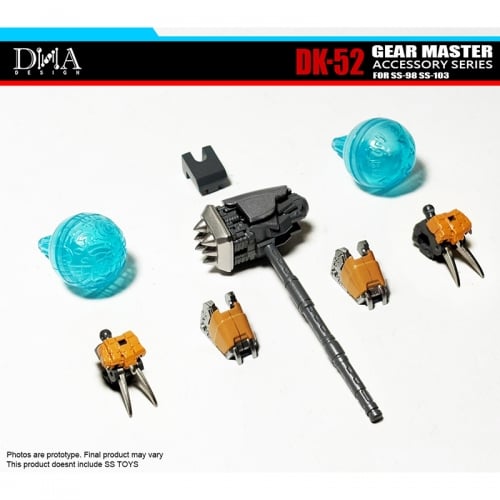 【Pre-order】DNA Design DK-52 Upgrade Kits for SS-08 SS-103 Rhino & Cheetor