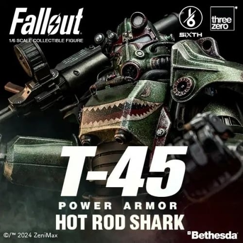 【Pre-order】Threezero 3Z0774 1/6 Fallout T-45 Hot Rod Shark Power Armor