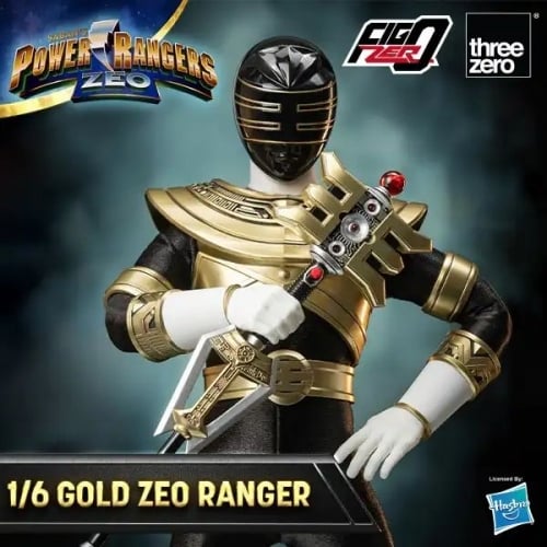 【Pre-order】Threezero Figzero 3Z0582 1/6 Power Rangers Zeo FigZero Gold Zeo Power Ranger