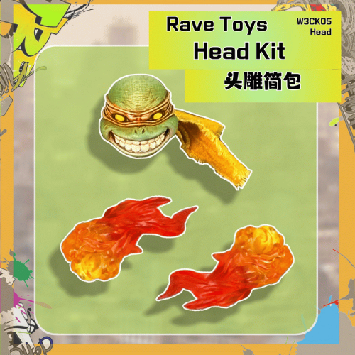 【Pre-order】Rage Toys Samurai Force 3 Summer Head Kit