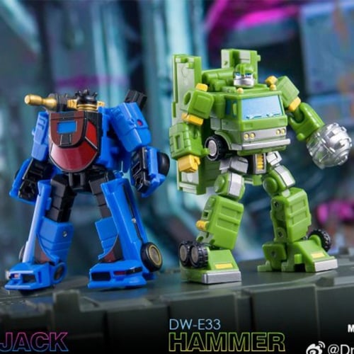 【Pre-order】Dr.Wu DW-E33 Hammer Bulkhead +DW-E30M Iron Jack Wheeljack Shattered Glass Version