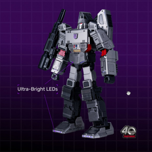 【Pre-order】Robosen G1 Flagship Series Transformers Megatron Auto-Converting Programmable Advanced Robot