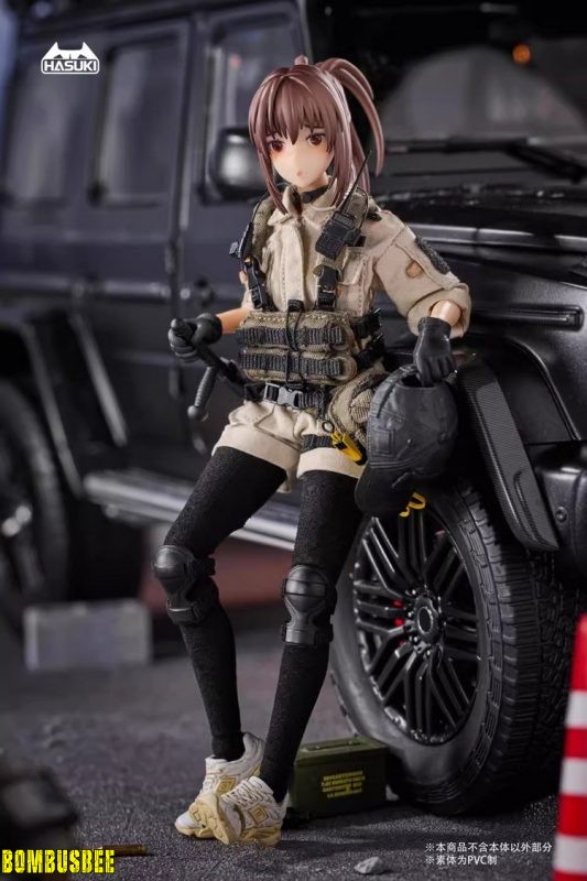 Amazon.co.jp: HASUKI pocket artシリーズ PA002 女忍 萩 1/12