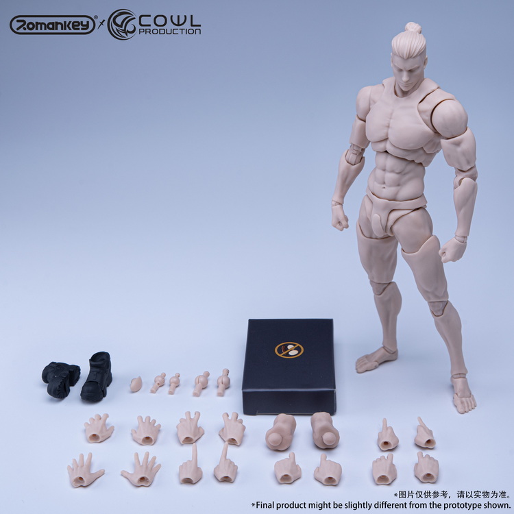 Romankey X COWL 1/12 Action Figure Male Body White Skin