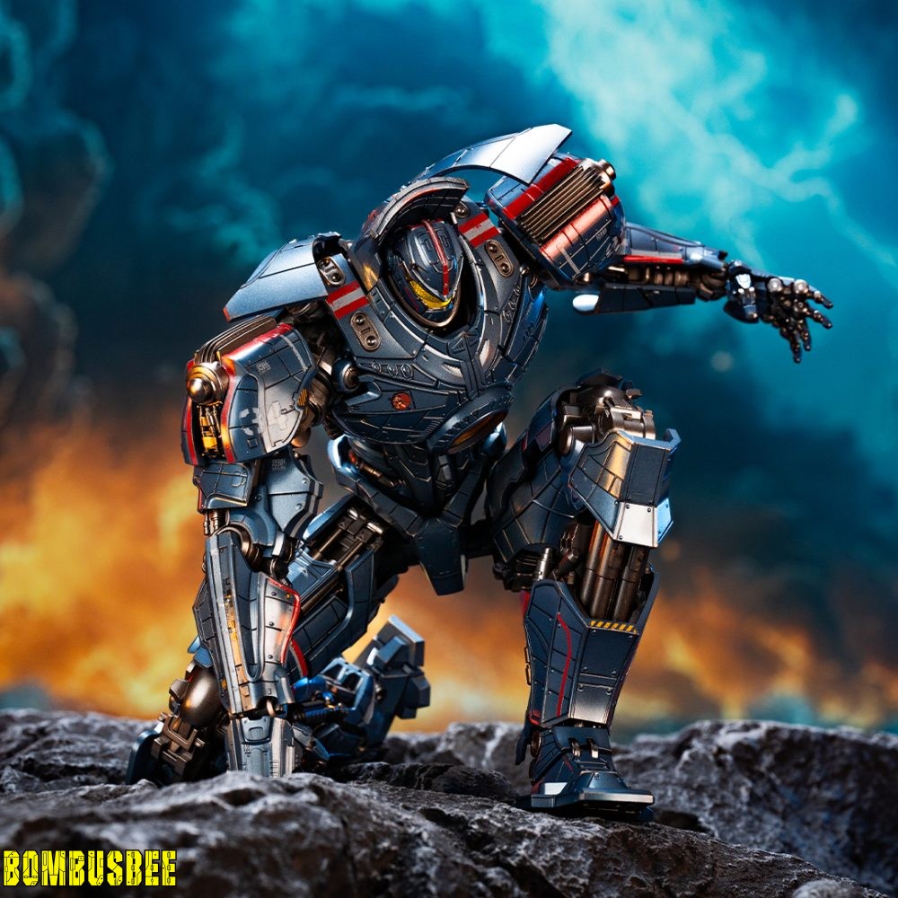 HiPlay GONG Pacific Rim Gipsy Danger - Action Figure Snodabile 25 Cm, Con Luci E Accessori, Da Collezione
