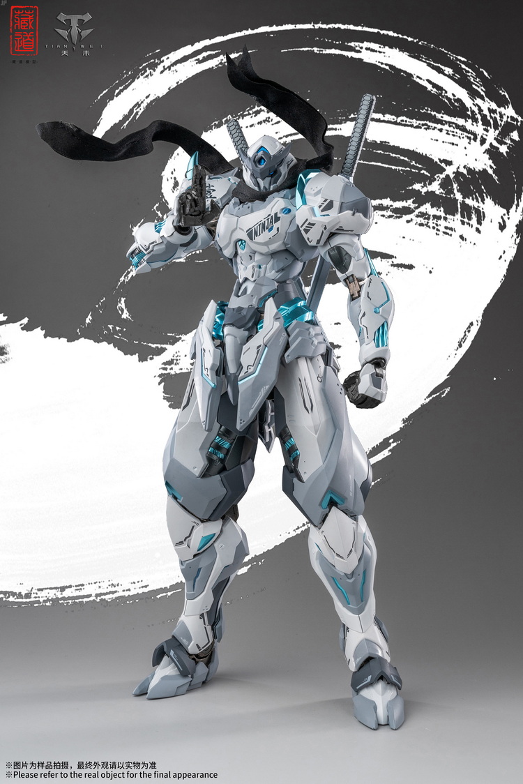 BANDAI D-3 ブルー & ホワイト VERSION2 Zen of Collectible 1/72 CD-07W Ninja White Ghost - Bombusbee