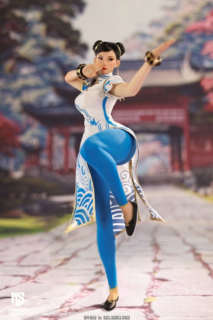 MS-011 - STAR MAN - 1/6 Female Fighter - Chun-li (Blue Cloud