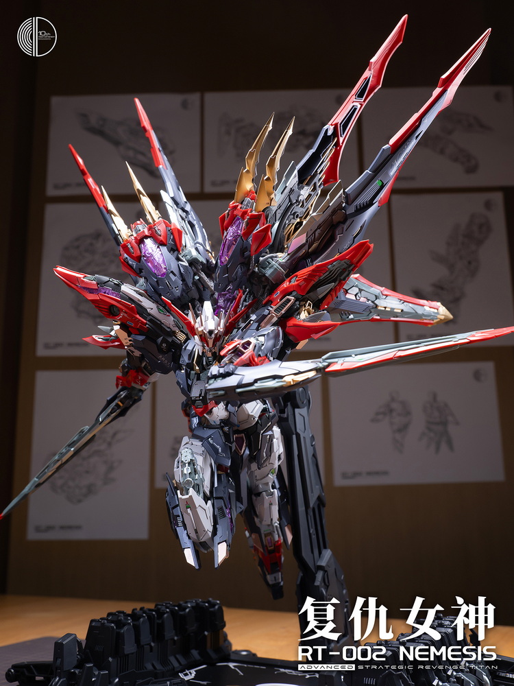 HiPlay Infinite Nova 1/100 Nemesis Modellbausatz - Mecha-Roboter Sammlerfigur