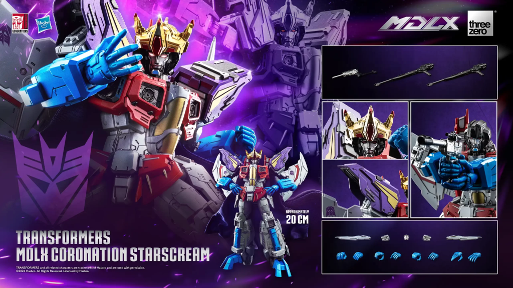 Threezero 3Z08320W0 MDLX Transformers Coronation Starscream