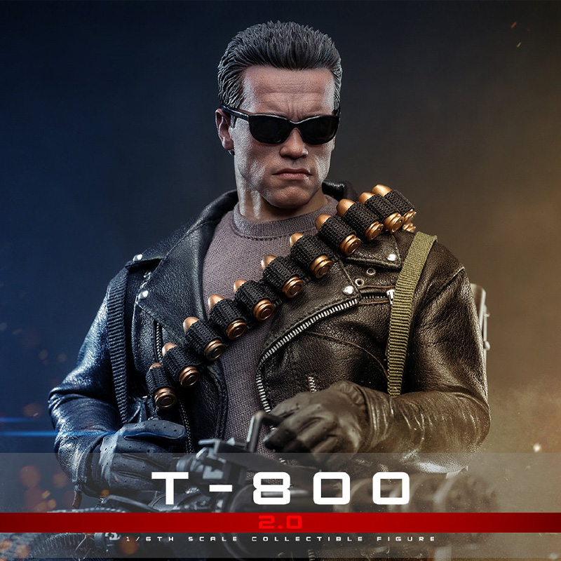HOTTOYS Terminator T-800 Robot 2.0 Arnold Schwarzenegger