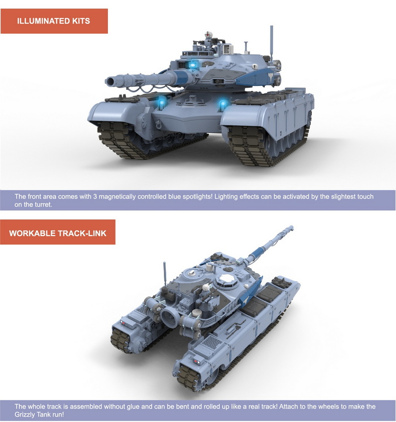 BORDER BC-002 1/35 Grizzly Battle Tank - Bombusbee