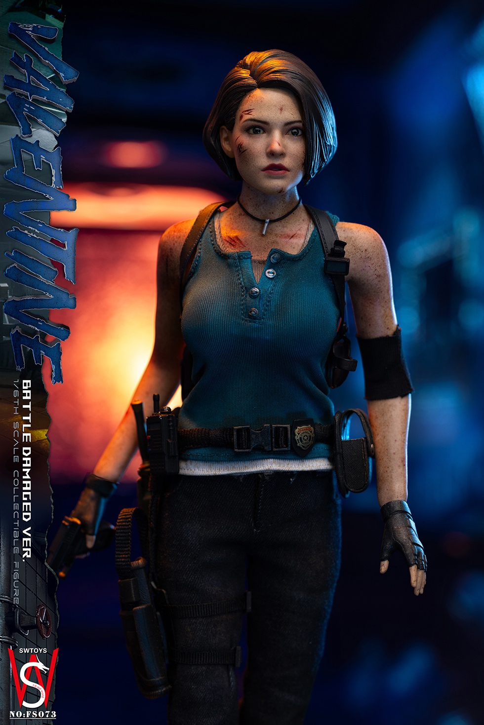 SWTOYS FS073 1/6 Resident Evil Jill Valentine Battled