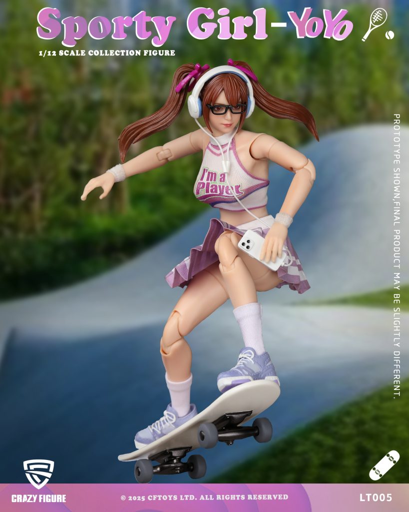 CFTOYS CRAZY FIGURE 1/12 Sporty Girl YoYo