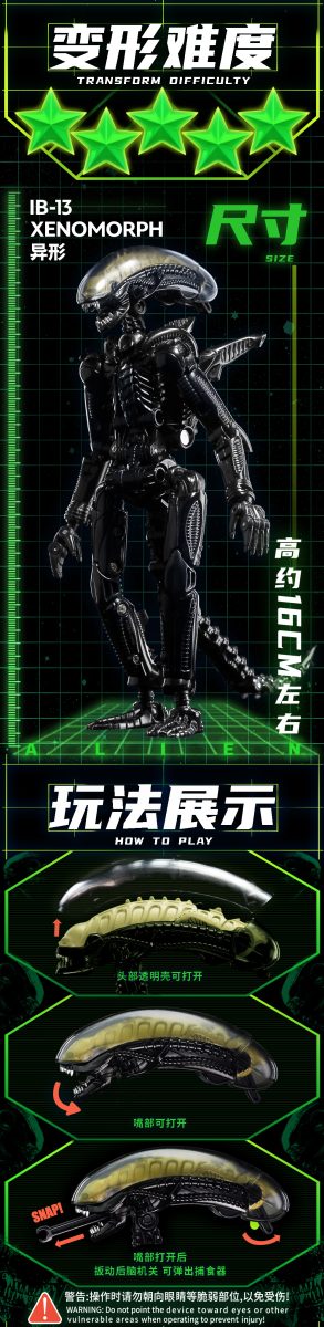 52Toys IB-13 BeastBox Xenomorph Alien - Bombusbee