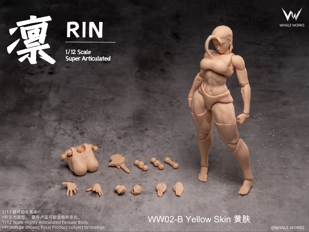 WHALE WORKS WW02 1/12 RIN Female Body