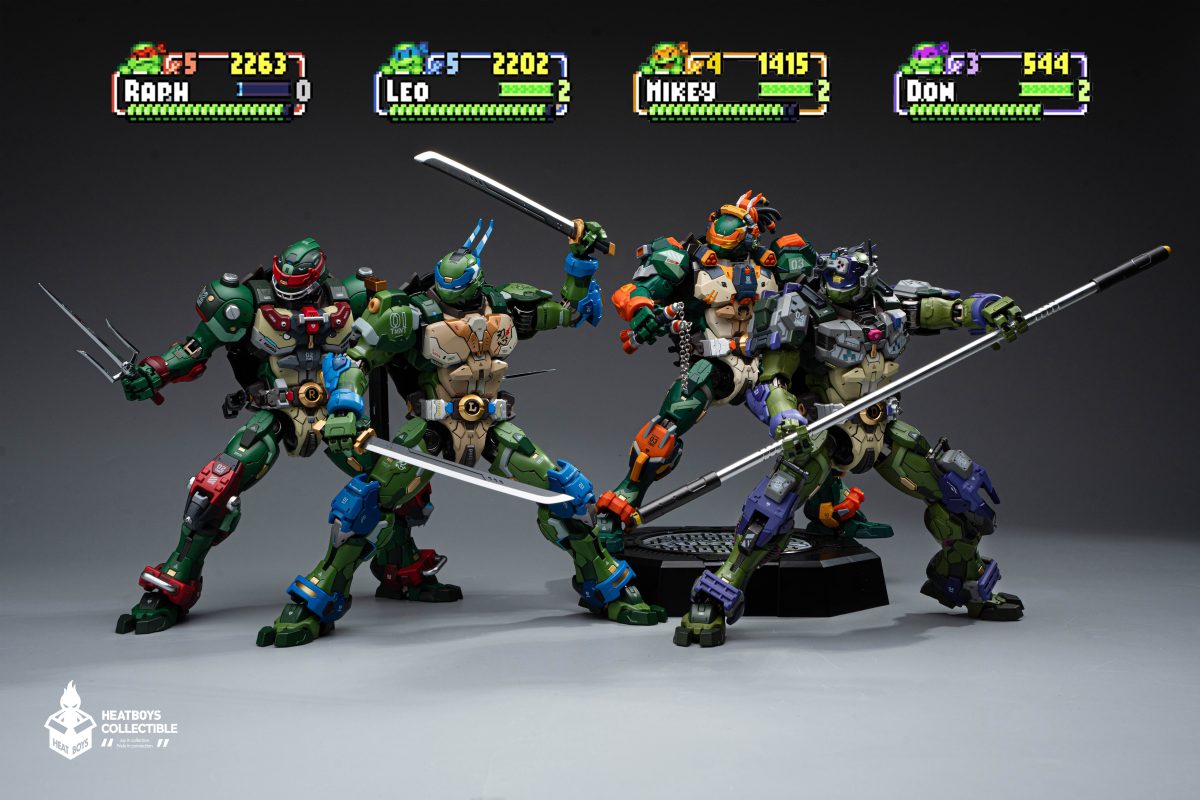 HEATBOYS Teenage Mutant Ninja Turtles Leonardo Raphael