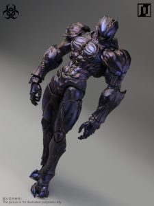 Mirrfig 1/12 Evolutionary Battlefield Purple Plague Action Figure MF004