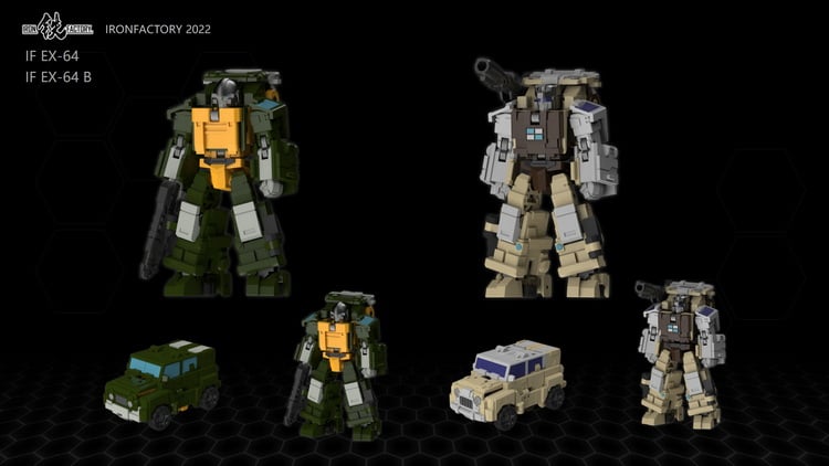Iron Factory IF EX-64 Brawn | Premium Action Figure | Bombusbee