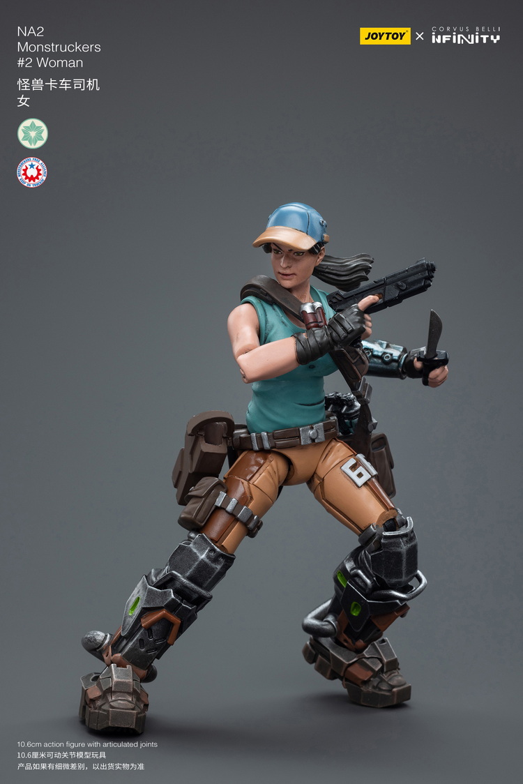 HiPlay JoyToy Action Figure NA2 Monstruckers #1Man - Scala 1:18 Da Collezione (11 Cm)